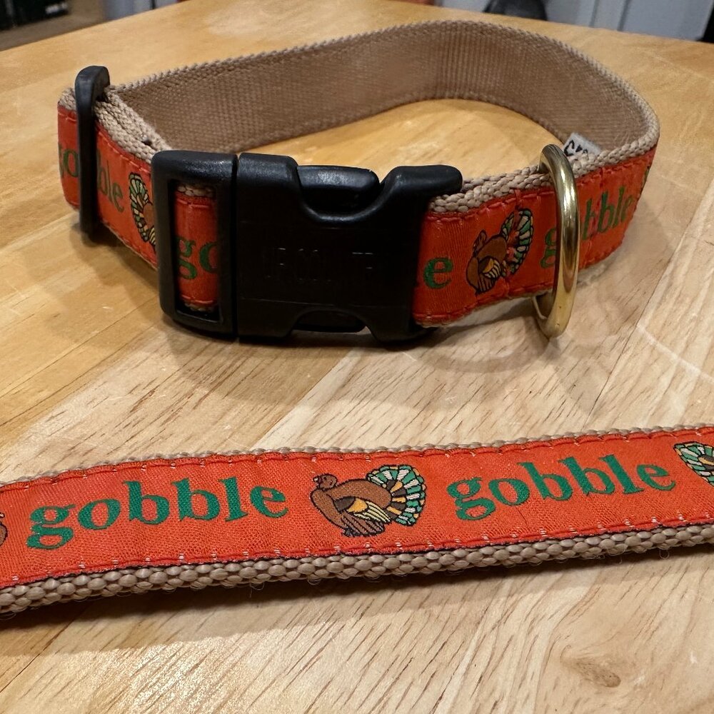 Up Country Dog Collars - Thanksgiving Gobble Pattern
